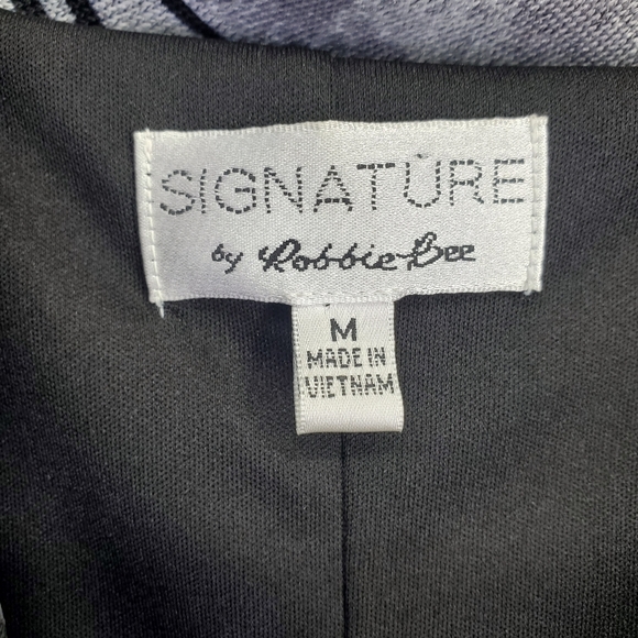 Signature by Robbie Bee Women Midi/Fit & Flare Dress Animal Print Size M - Picture 2 of 11